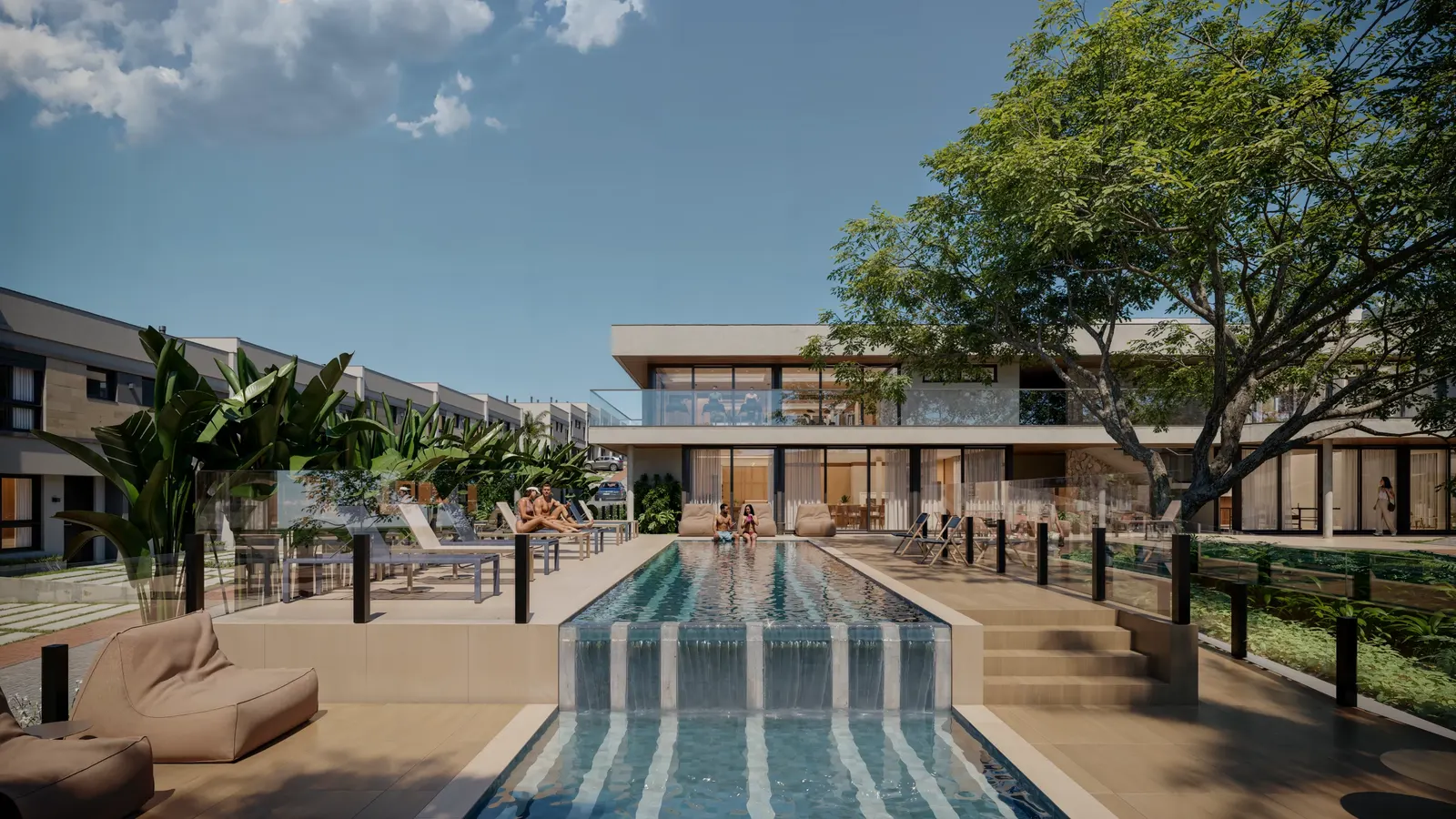 Piscina do club house